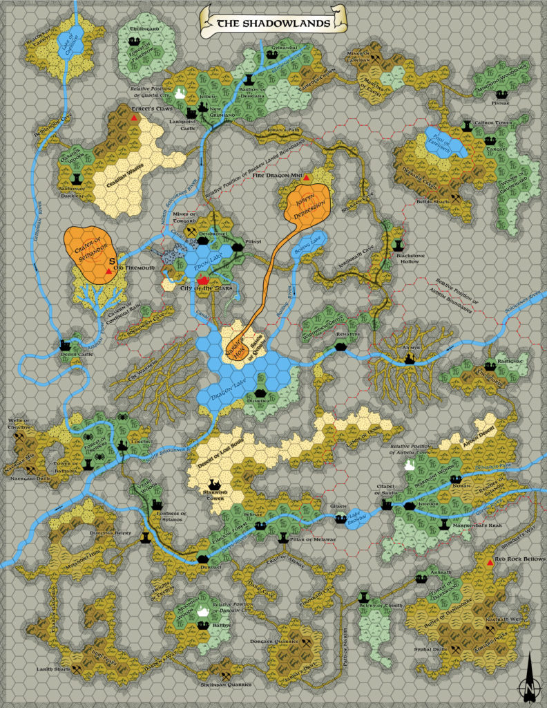 Shadowlands, 8 miles per hex