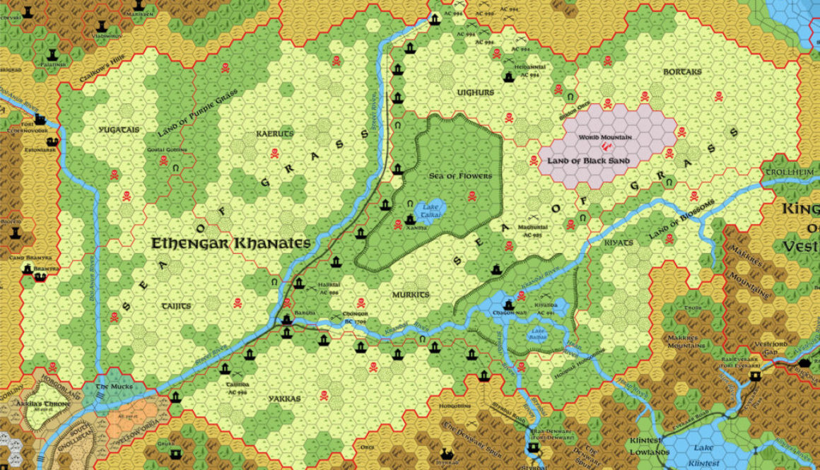 Ethengar, 8 miles per hex