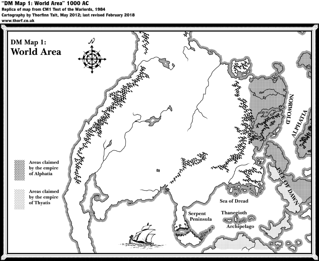 Replica of CM1 map of Brun