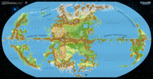 Hollow World, 40 miles per hex | Atlas of Mystara