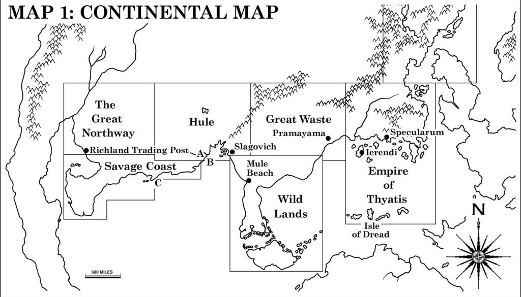 Replica of Dungeon 6's Brun map