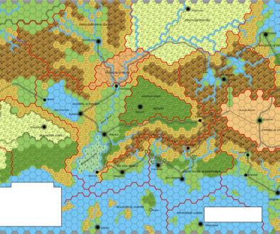 Glantri, 8 miles per hex – Atlas of Mystara