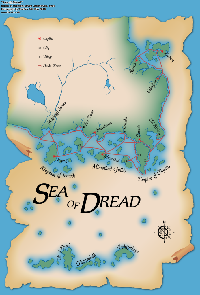 Replica of XSOLO's Sea of Dread map