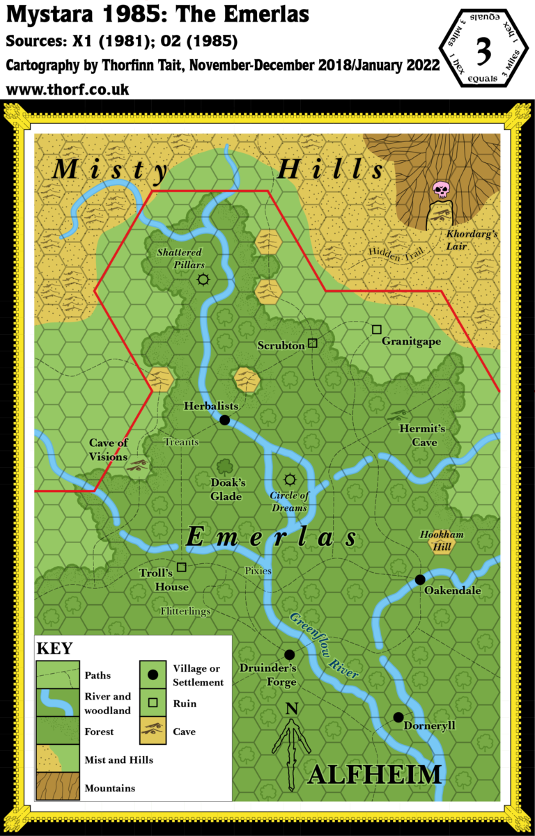 O2 Emerlas, 3 miles per hex | Atlas of Mystara