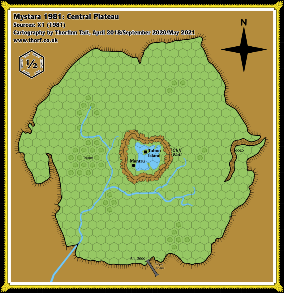 Central Plateau 1981, 0.5 miles per hex
