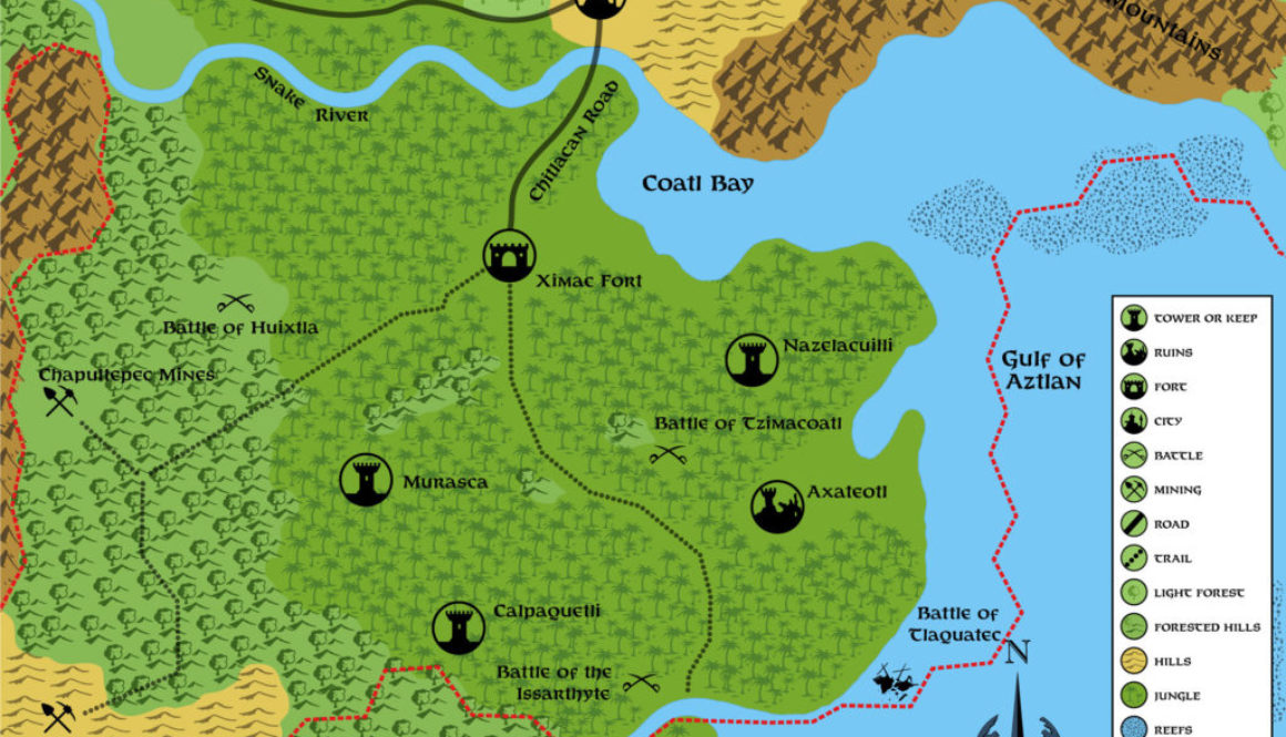 Colourised replica of HWR1 Southern Azcan Territories