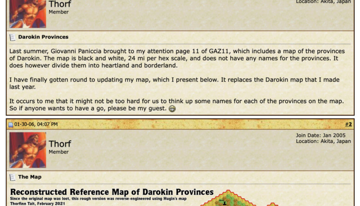 Darokin Provinces — A recreation of the Wizards of the Coast Mystara Message Board thread, with restored links and images.