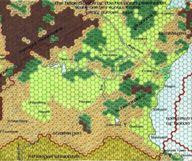 Darokin, 8 miles per hex | Atlas of Mystara