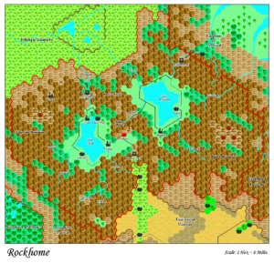 Adamantyr’s Rockhome, 8 miles per hex | Atlas of Mystara