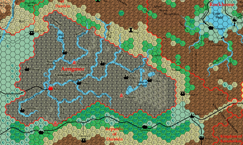 Aengmor, 8 miles per hex by Ricardo Matheus, October 2000
