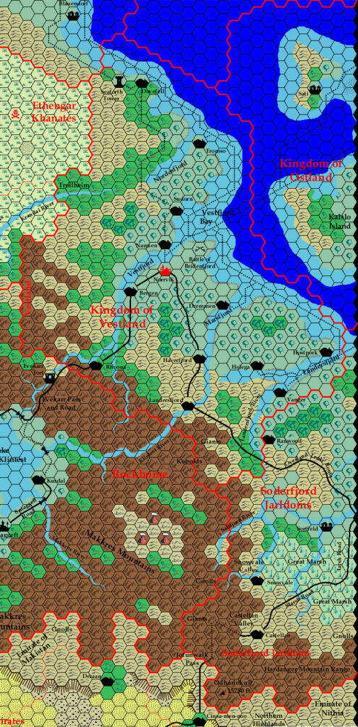 The Northern Reaches, 8 miles per hex by Ricardo Matheus, September-December 2000