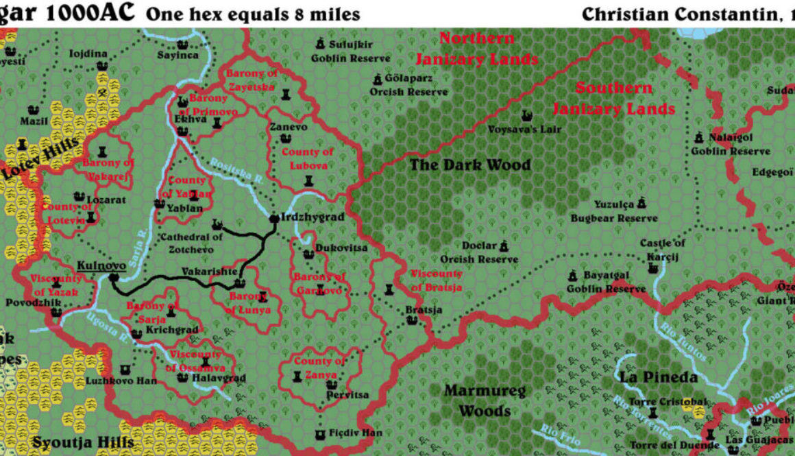 Olgar, 8 miles per hex by Christian Constantin, June 1999