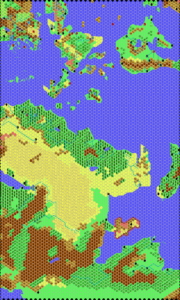 Thibault’s Mystara, 72 miles / hex 1998 | Atlas of Mystara