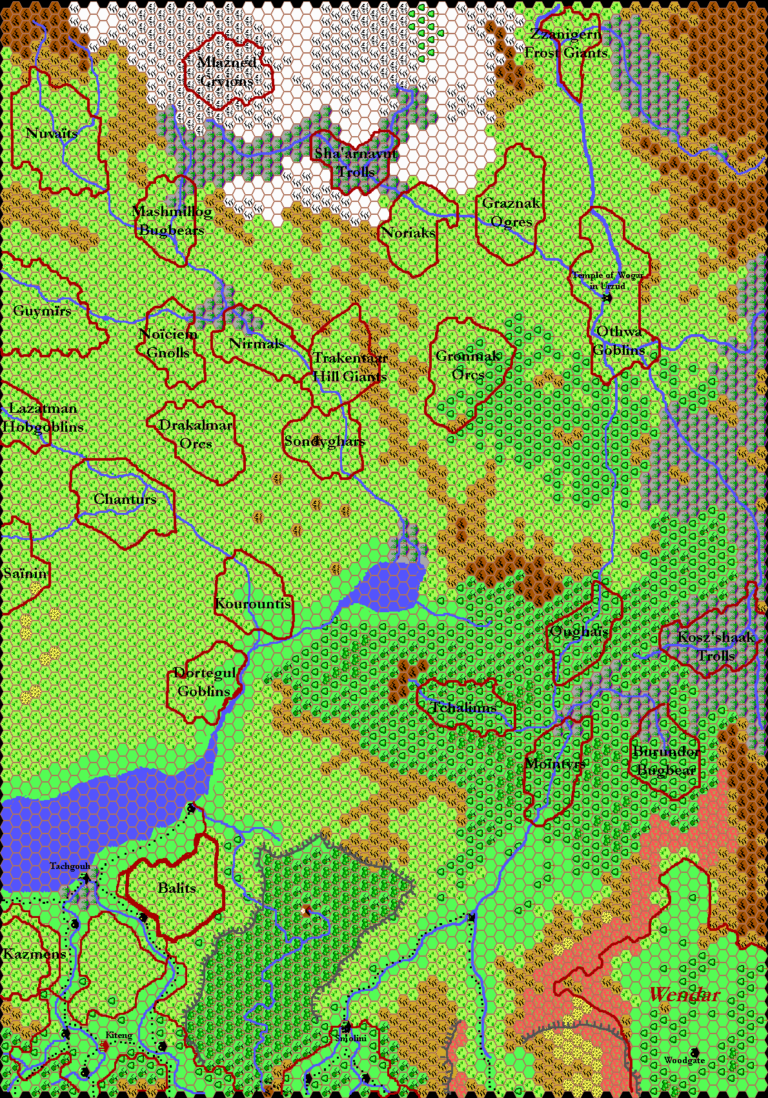 Thibault’s Borea, 24 miles per hex v1 | Atlas of Mystara