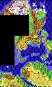 Thibault’s Brun area, 72 miles/hex 1999 | Atlas of Mystara