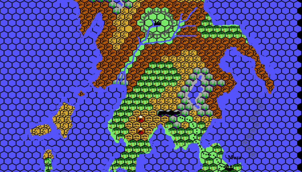 Isle of Dread, 8 miles per hex by Thibault Sarlat, October 1999