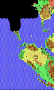 Thibault’s Mystara, 72 miles / hex 1998 | Atlas of Mystara