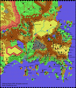 Thibault’s Known World 1010 AC, 24 mph | Atlas of Mystara