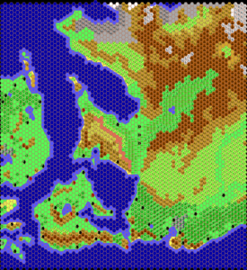 Thibault’s Skothar, 72 miles / hex 1999 | Atlas of Mystara