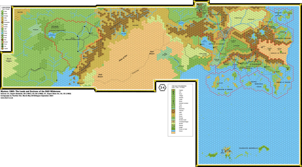 Brun, 24 miles per hex (1983)