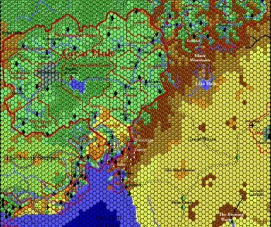 X6 Wild Lands, 24 miles per hex | Atlas of Mystara