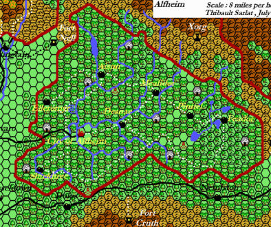 Thibault’s Known World, 8 miles per hex v2 | Atlas of Mystara