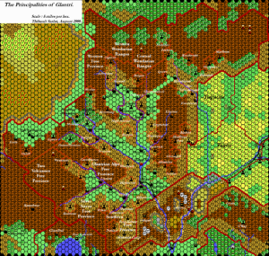 GAZ3 Glantri, 8 miles per hex | Atlas of Mystara