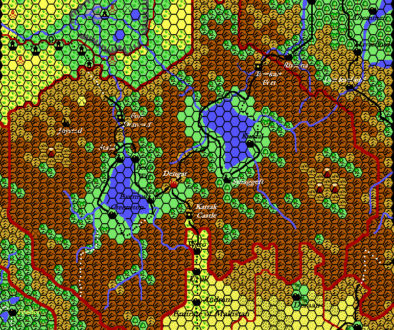 Thibault’s Known World, 8 miles per hex v2 | Atlas of Mystara