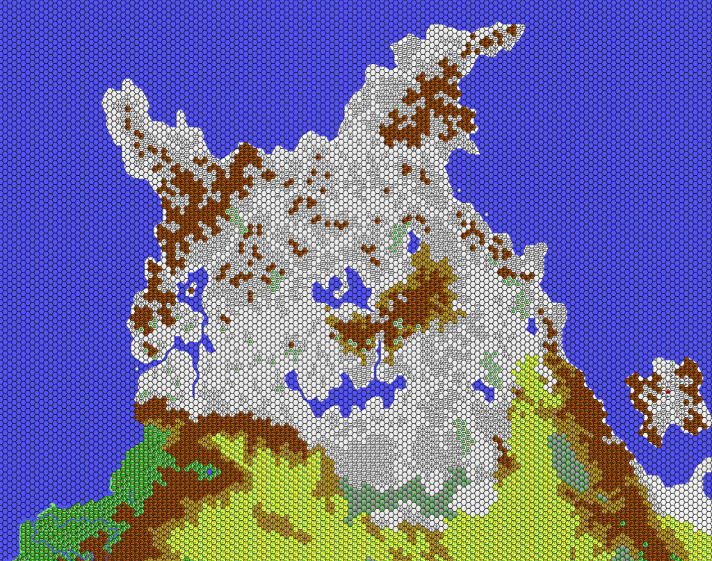 Hyborea, 24 miles per hex by Thibault Sarlat, September 2001