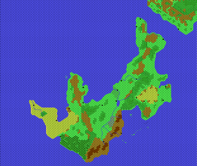 Thibault’s Ochalea, 8 miles per hex v2 | Atlas of Mystara