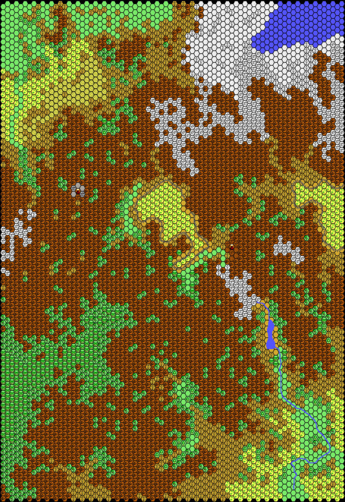 Skothar “Central East”, 24 miles per hex by Thibault Sarlat, December 2001