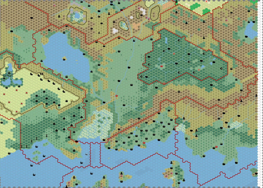 The Republic of Darokin, 8 miles per hex by Thibault Sarlat, December 2004