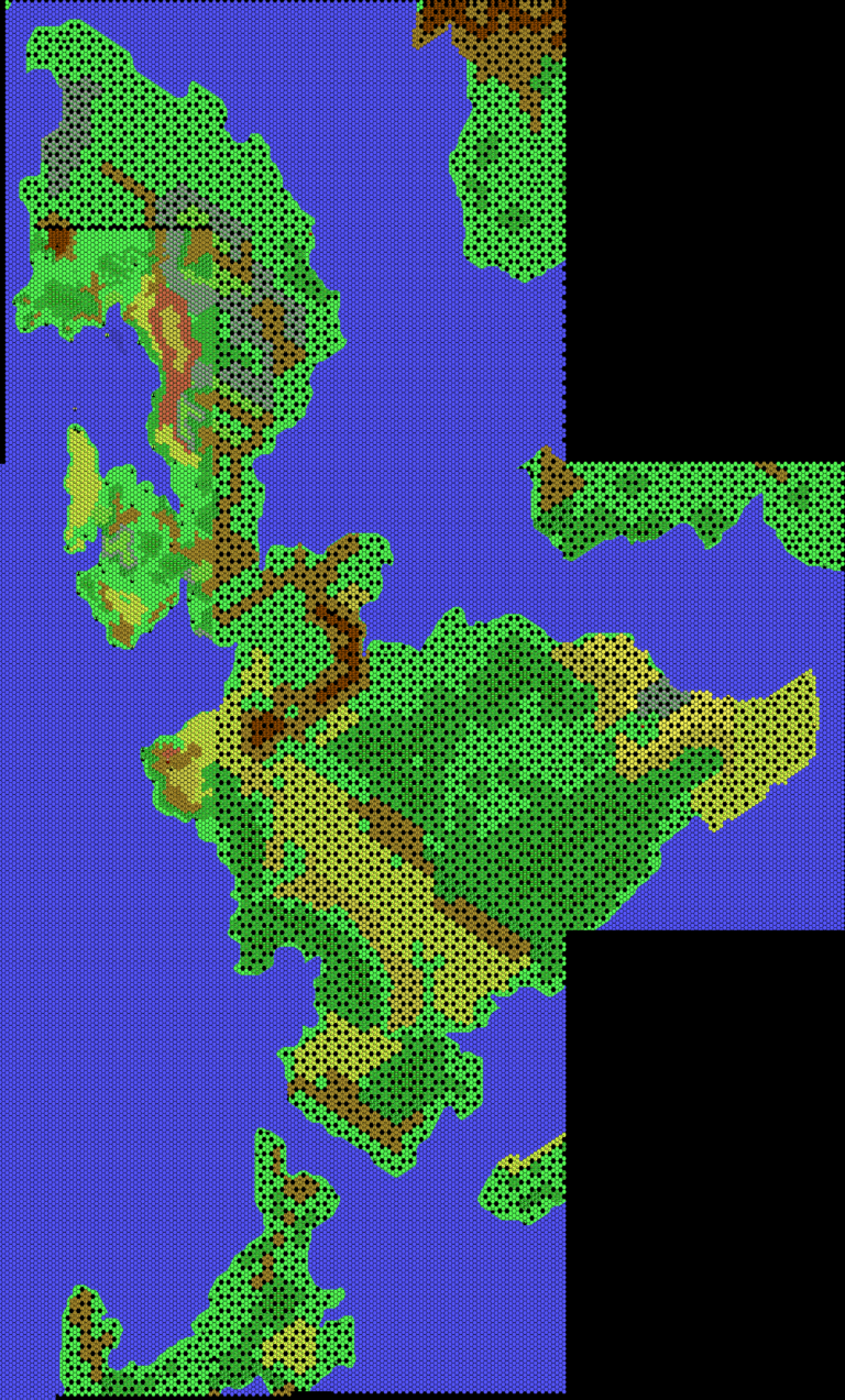 Thibault’s Isle of Dawn, 8 miles/hex v2 | Atlas of Mystara