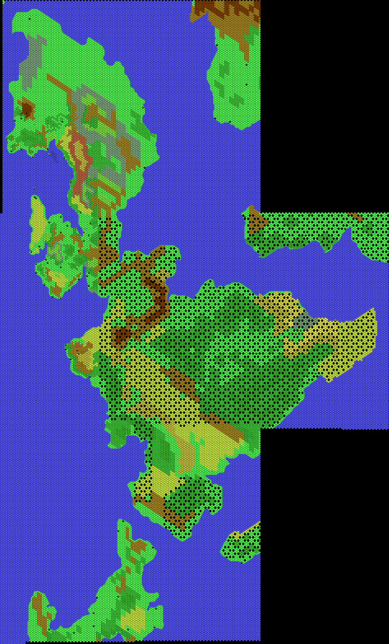 Thibault’s Isle of Dawn, 8 miles/hex v2 | Atlas of Mystara