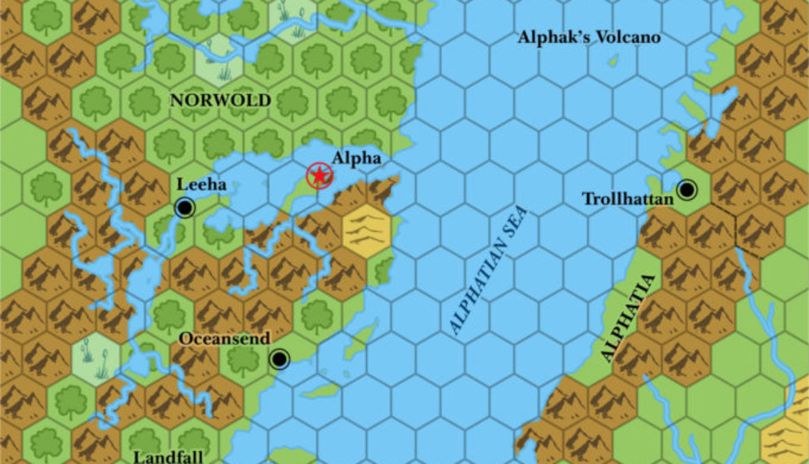 Norwold & Alphatia, 138 miles per hex (1985)