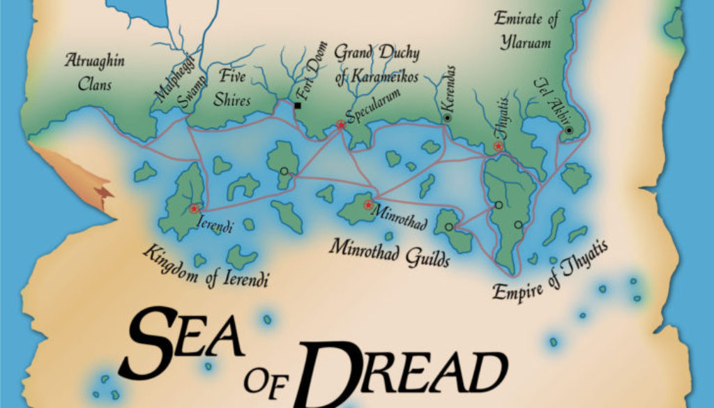 Sea of Dread Parchment Map 1984