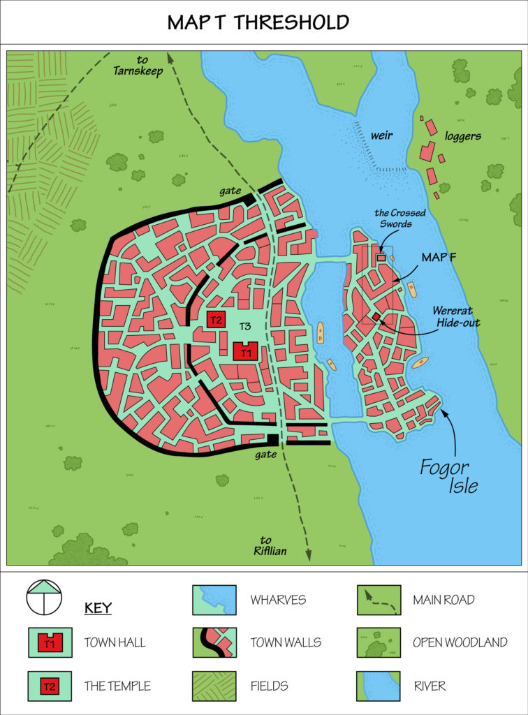 Colourised replica of Map T Threshold from B10