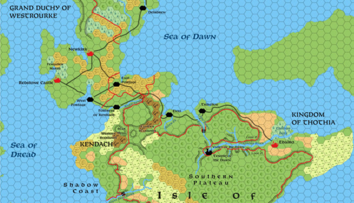 The Isle of Dawn, 33.7 miles per hex (1987)