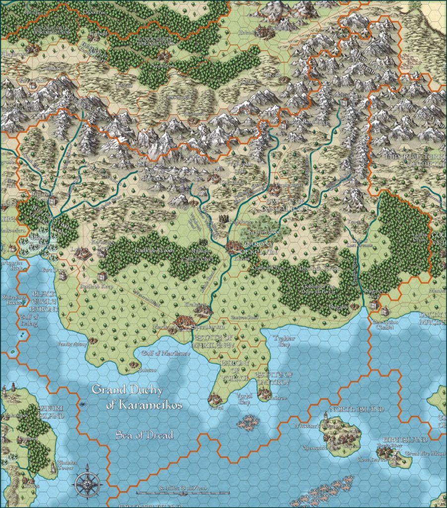The Grand Duchy of Karameikos by Jason Hibdon, April 2020 (old version)