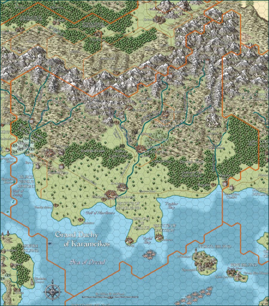 The Grand Duchy of Karameikos by Jason Hibdon, May 2020