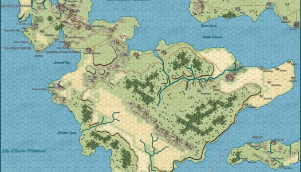Jason Hibdon’s Isle of Dawn, 24 miles/hex | Atlas of Mystara