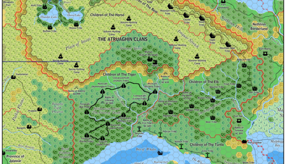 The Atruaghin Clans, 8 miles per hex by Jose Ignacio Ramos Lomelin, November 2015