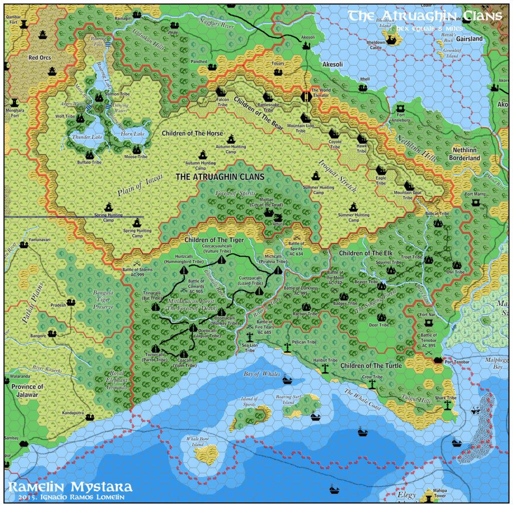 Expert Set (1983) Karameikos, 6 mi/hex | Atlas of Mystara