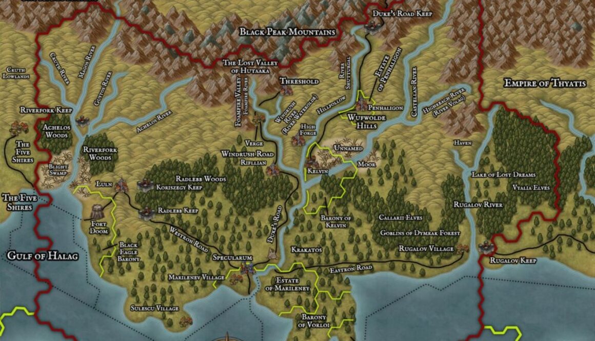 The Grand Duchy of Karameikos by Lorenzo Castelletta, September 2023