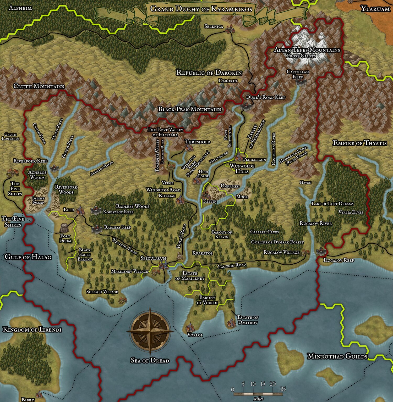 Lorenzo’s Karameikos | Atlas of Mystara