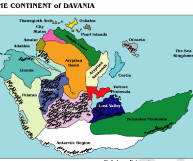 The Continent of Davania by JTR, March 2011