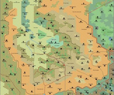 Adri Varma Plateau, 8 miles per hex by Francesco Defferrari, October 2006