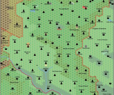 Kingdom of Blackheart, 8 miles per hex by Francesco Defferrari, October 2006