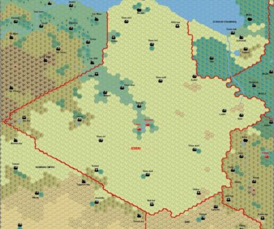 Eseri, 8 miles per hex by Francesco Defferrari, February 2003