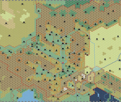 Glantri 1012 AC, 8 miles per hex v1 by Francesco Defferrari, April 2003